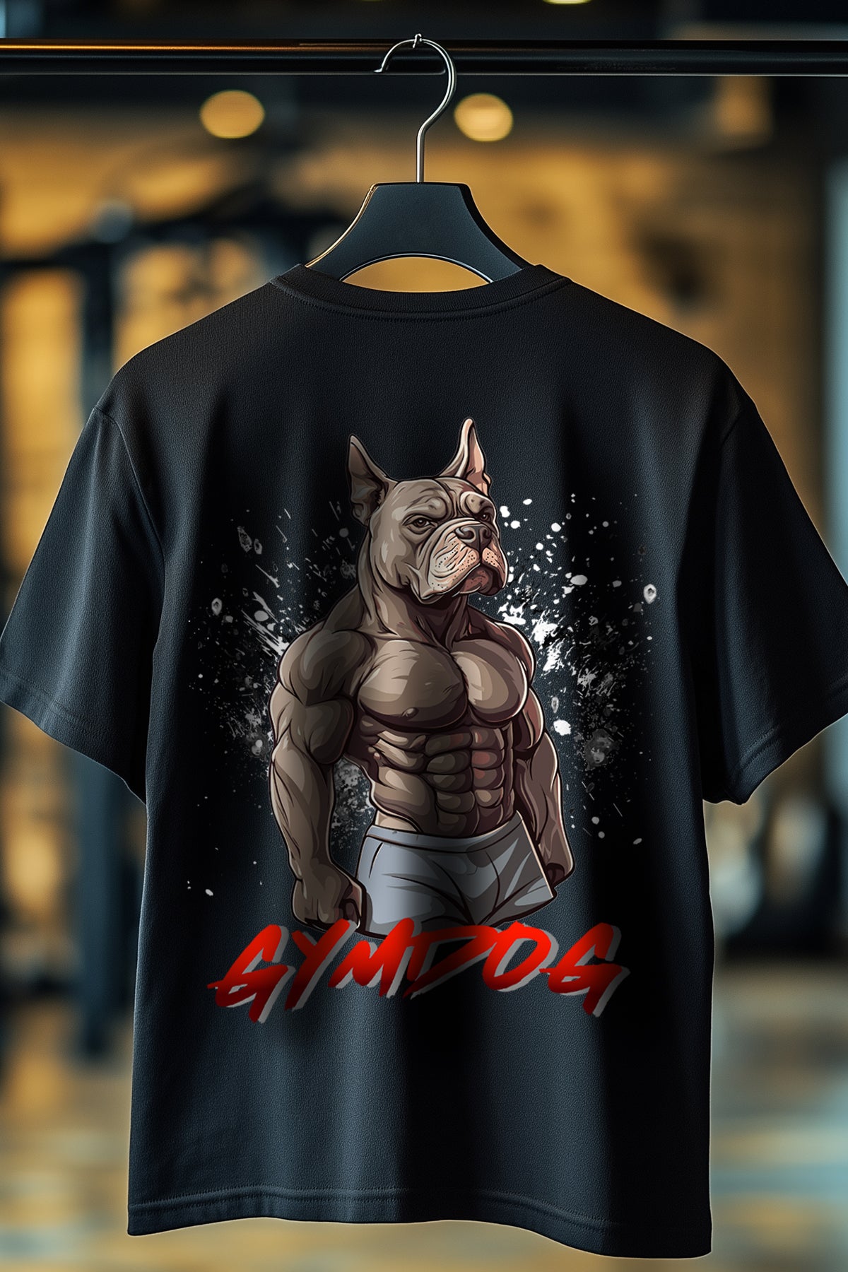 Oversized Bodybuilding T-Shirt - GYMDOG 2