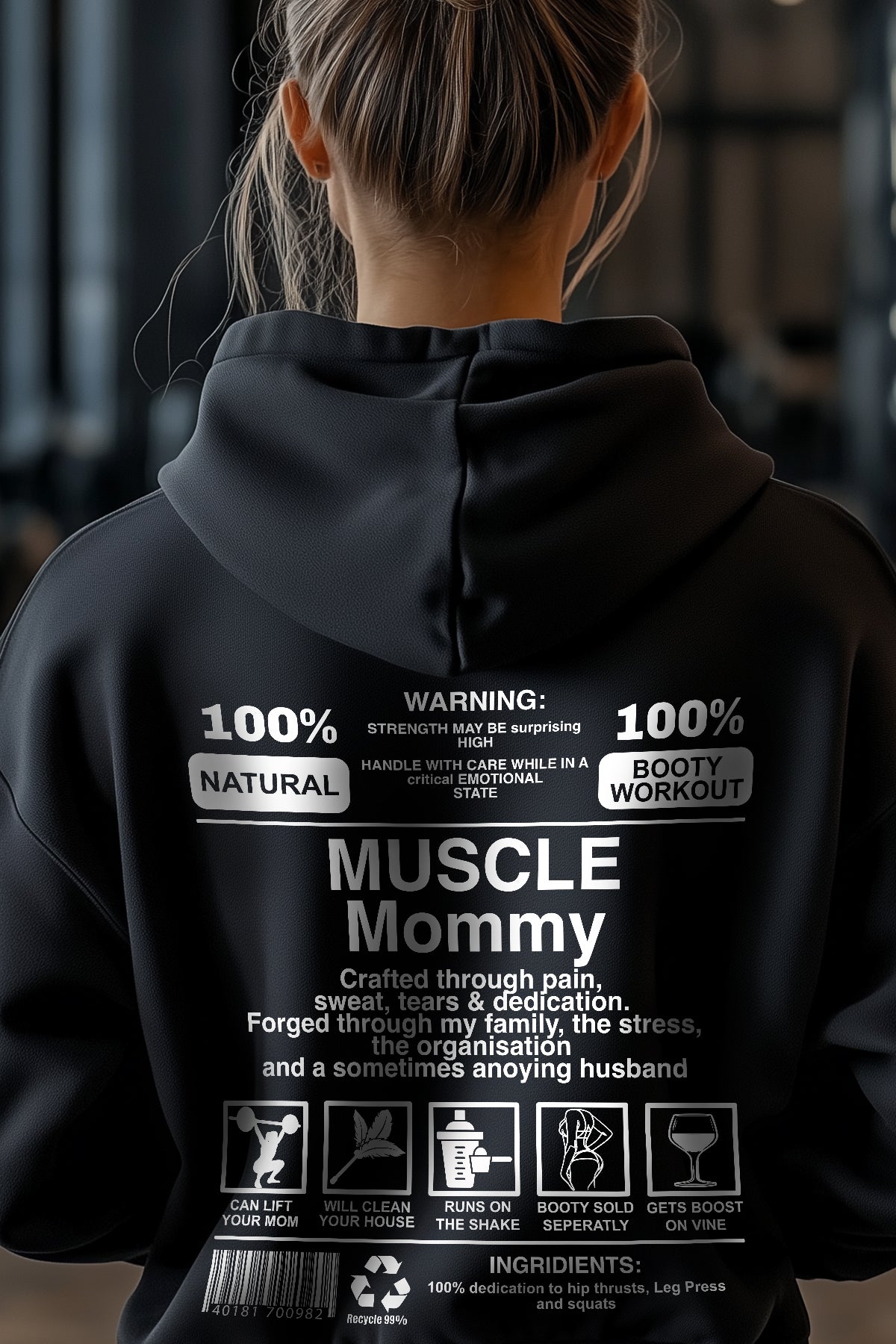 Bodybuilding Hoodie - MUSCLE MOMMY