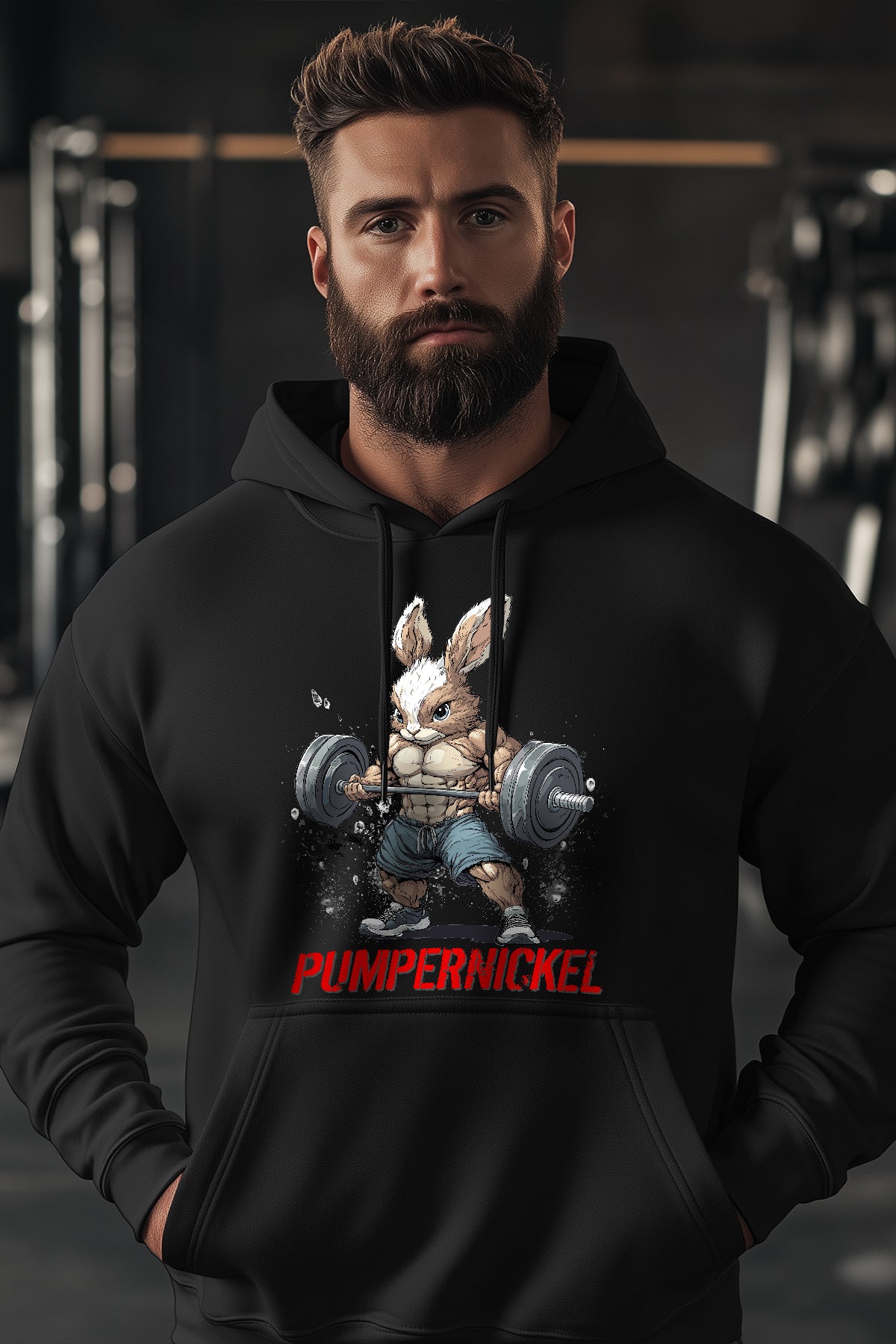 Bodybuilding Hoodie - PUMPERNICKEL
