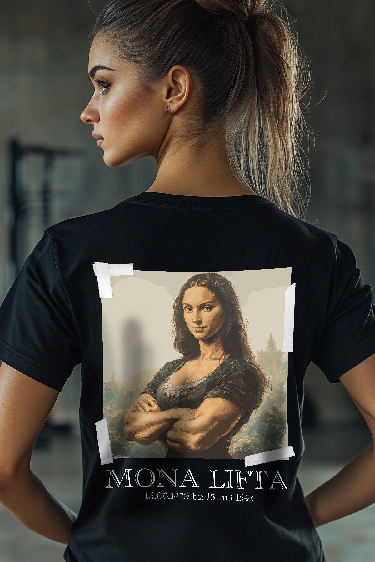 Oversized Bodybuilding T-Shirt - MONA LIFTA