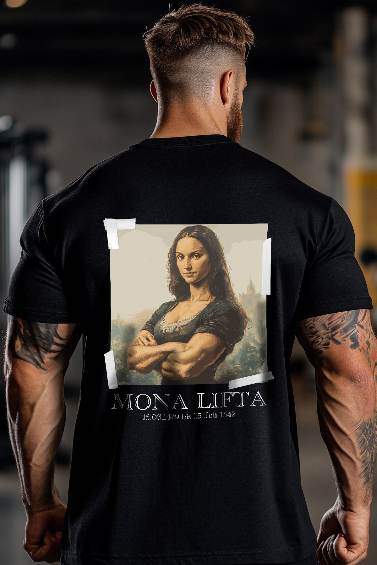 Oversized Bodybuilding T-Shirt - MONA LIFTA