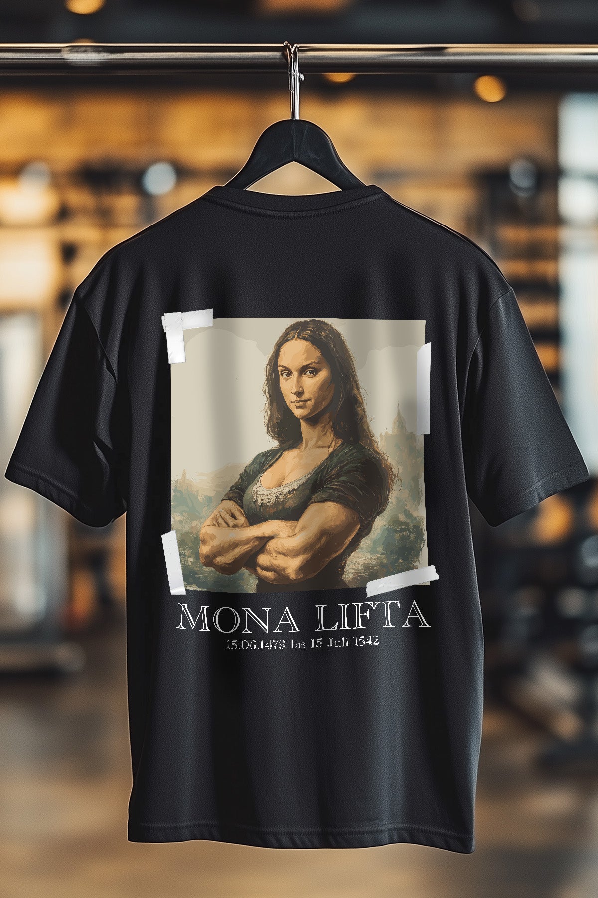 Oversized Bodybuilding T-Shirt - MONA LIFTA