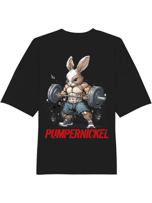 Oversized Bodybuilding T-Shirt - PUMPERNICKEL